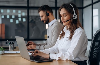 Operarios de call center