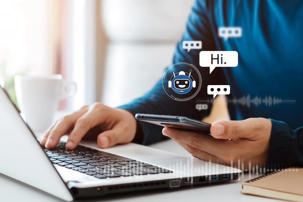 Usuario utilizando APIS y Chatbots