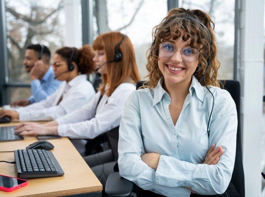 Operarios de Call center en Colombia