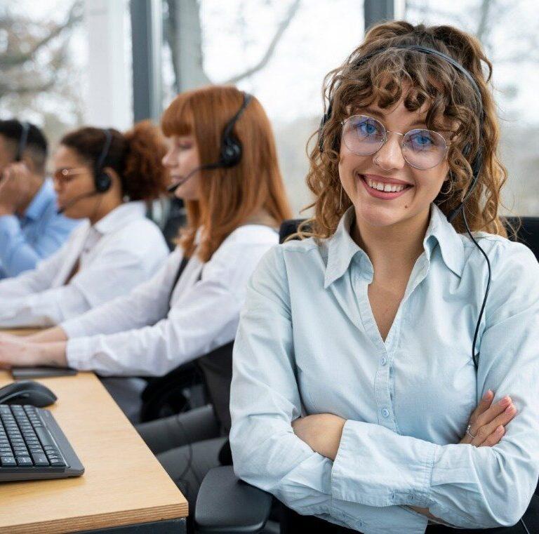 Operarios de Call center en Colombia