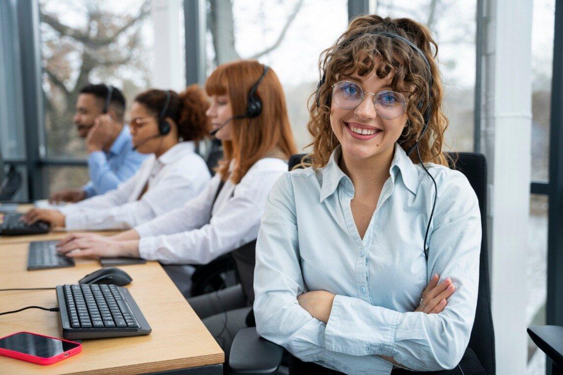 Operarios de Call center en Colombia